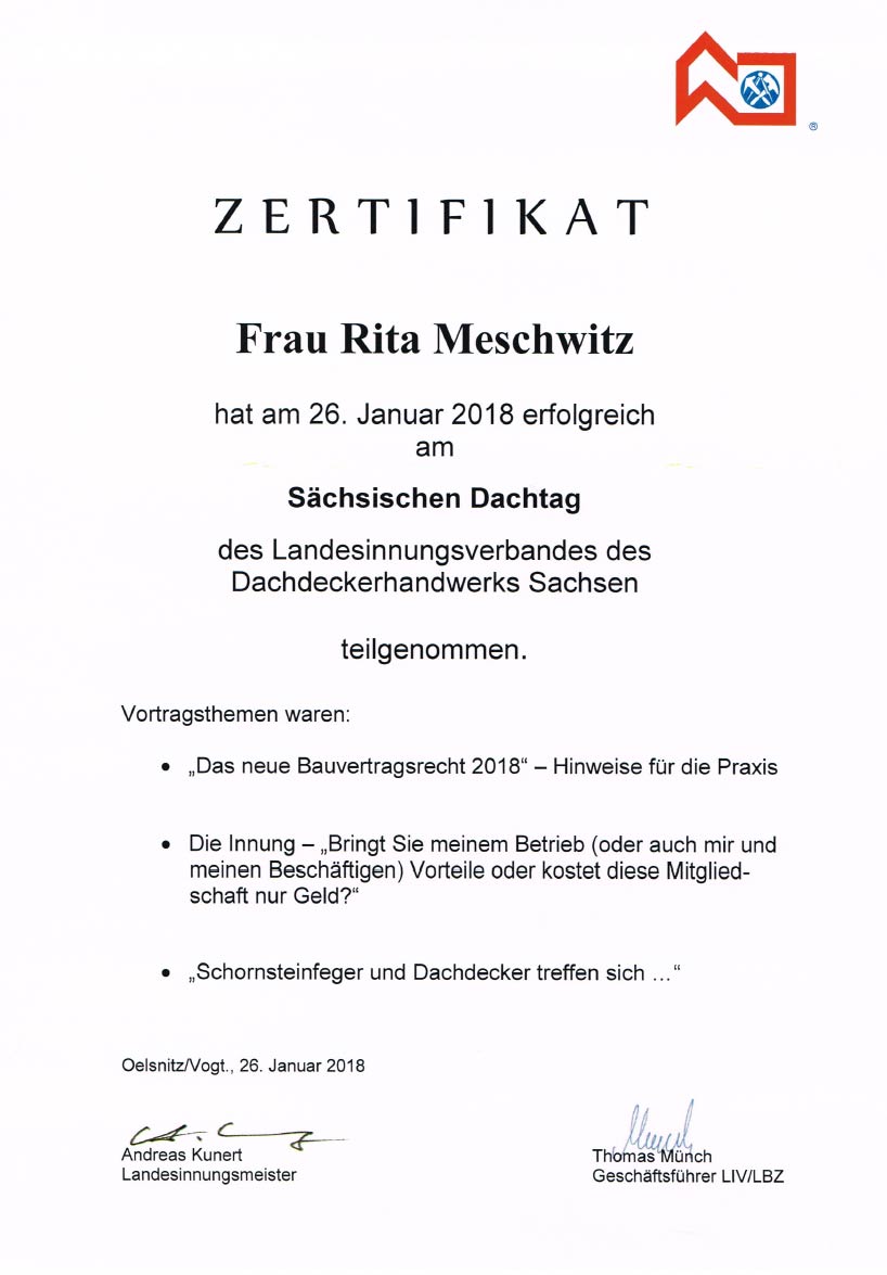 download Zertifikat